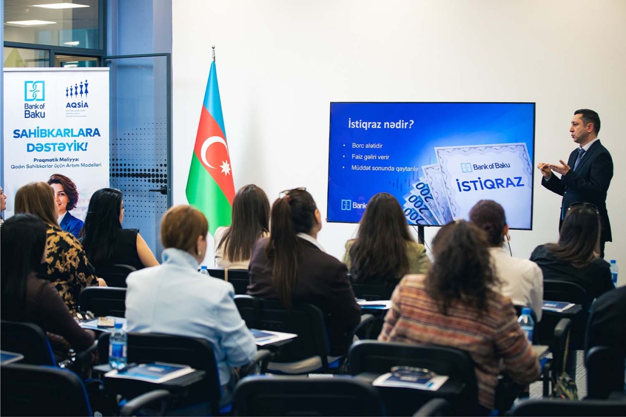 "Bank of Baku"dan qadın sahibkarlara dəstək – Praqmatik maliyyə təlimi (FOTOLAR)